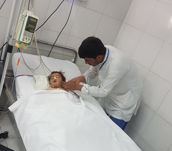 Khalid in our Surgical centre in Lashkar-gah